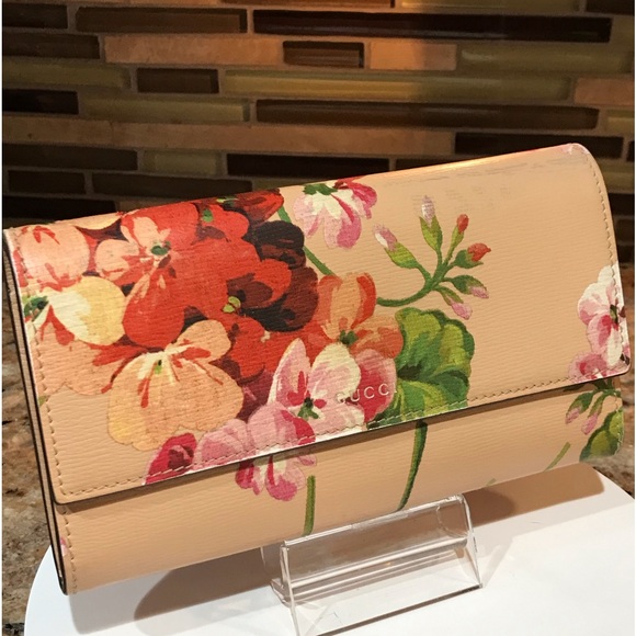 GUCCI Blooms Long Leather Continental Wallet 😍🌸🔥 - Picture 10 of 17